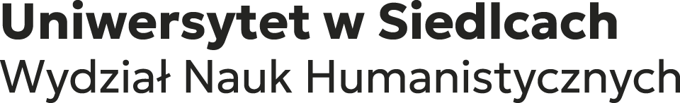 Logo Wydziału Nauk Humanistycznych Uniwersytetu w Siedlcach - przejdź na stronę wydziału.